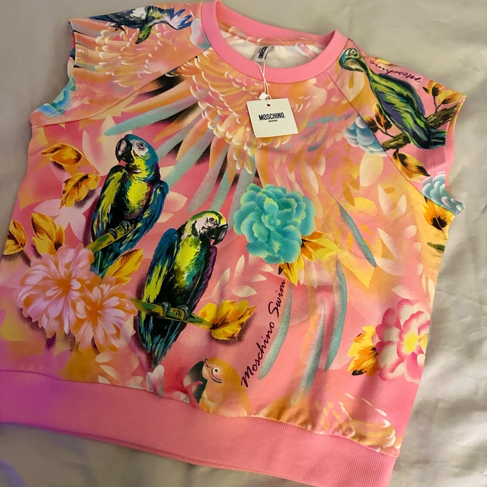 Moschino top pink US XXS
